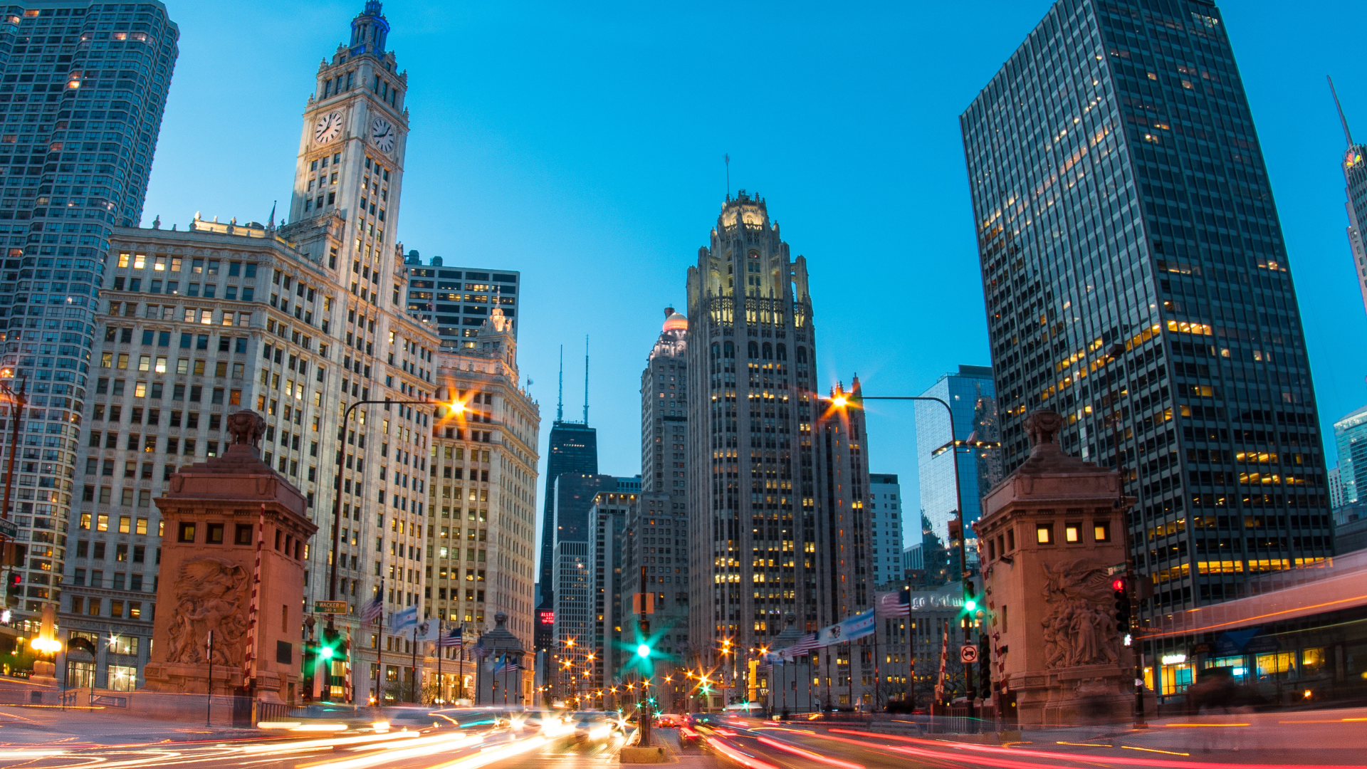 Evening on Michigan Avenue