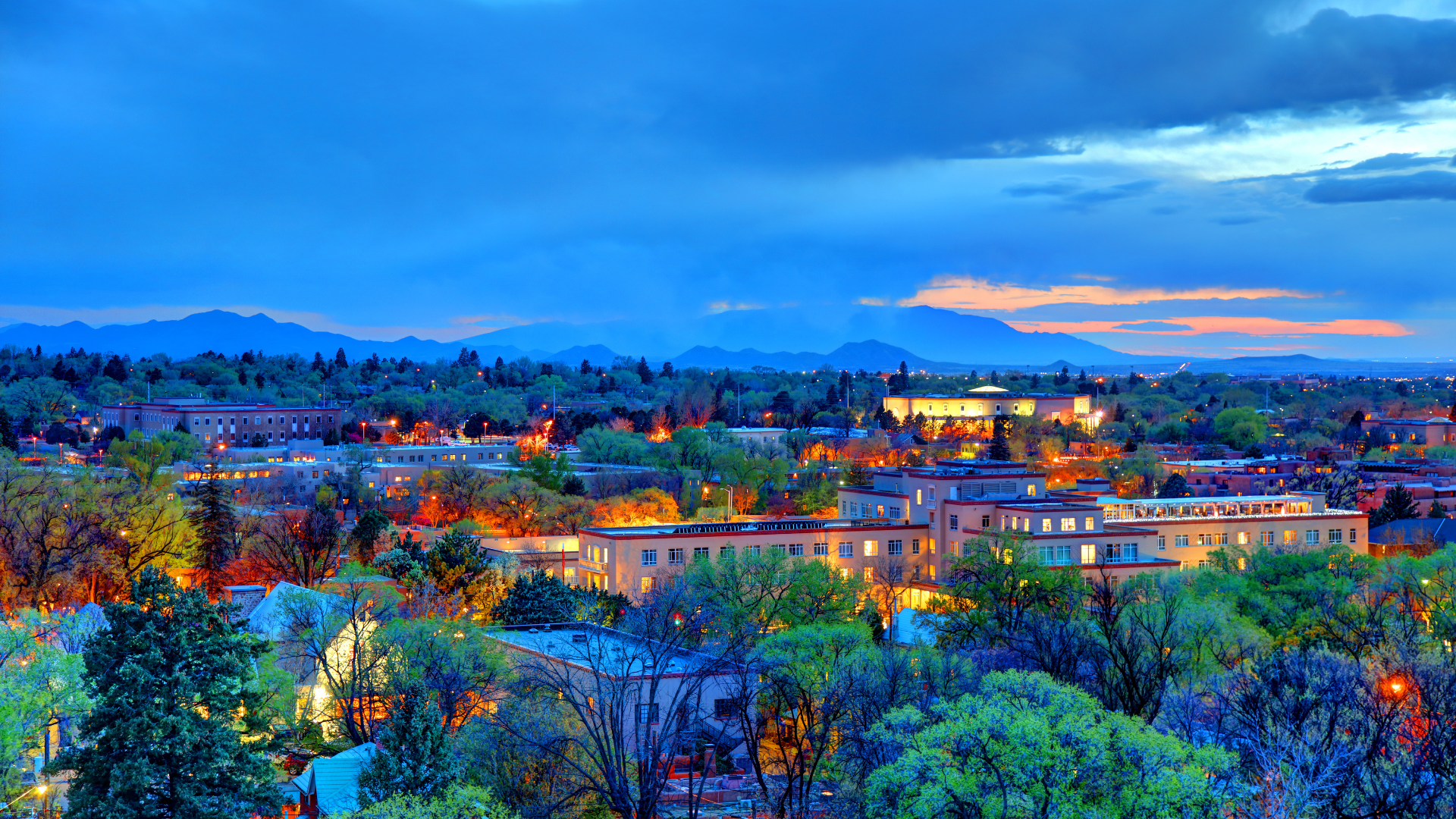 Breathtaking view of Santa Fe, New Mexico